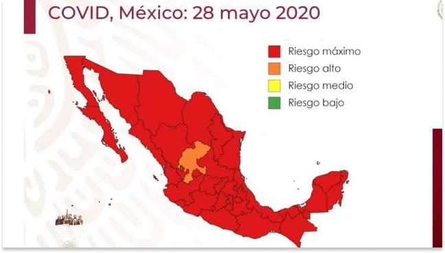 México iniciará ‘nueva normalidad’ con semáforo en rojo o riesgo máximo