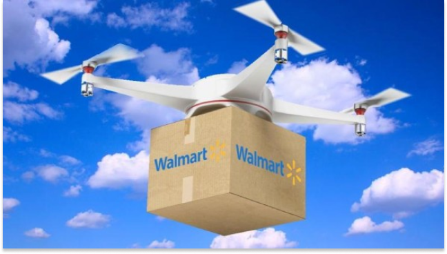 Walmart utiliza drones para entregar pruebas de covid-19