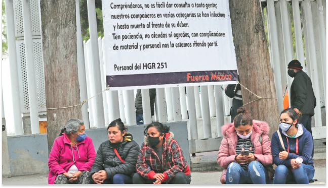 Hospitales en el Edomex se encuentran saturados