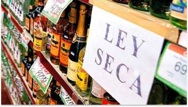 Estas son las 9 alcaldías que aplicarán Ley Seca este fin de semana