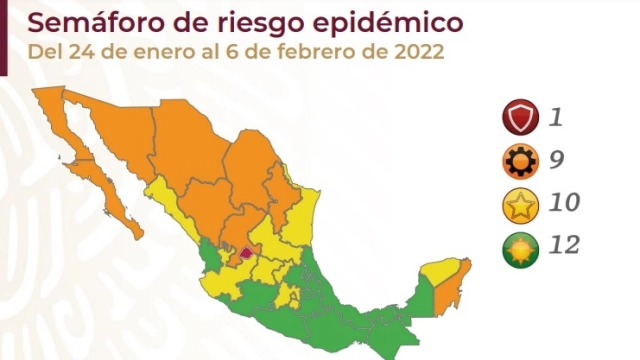 Semáforo Epidemiológico ubica a CDMX y 9 entidades más en amarillo